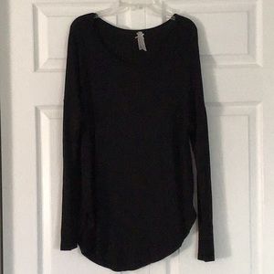 Long sleeved black top